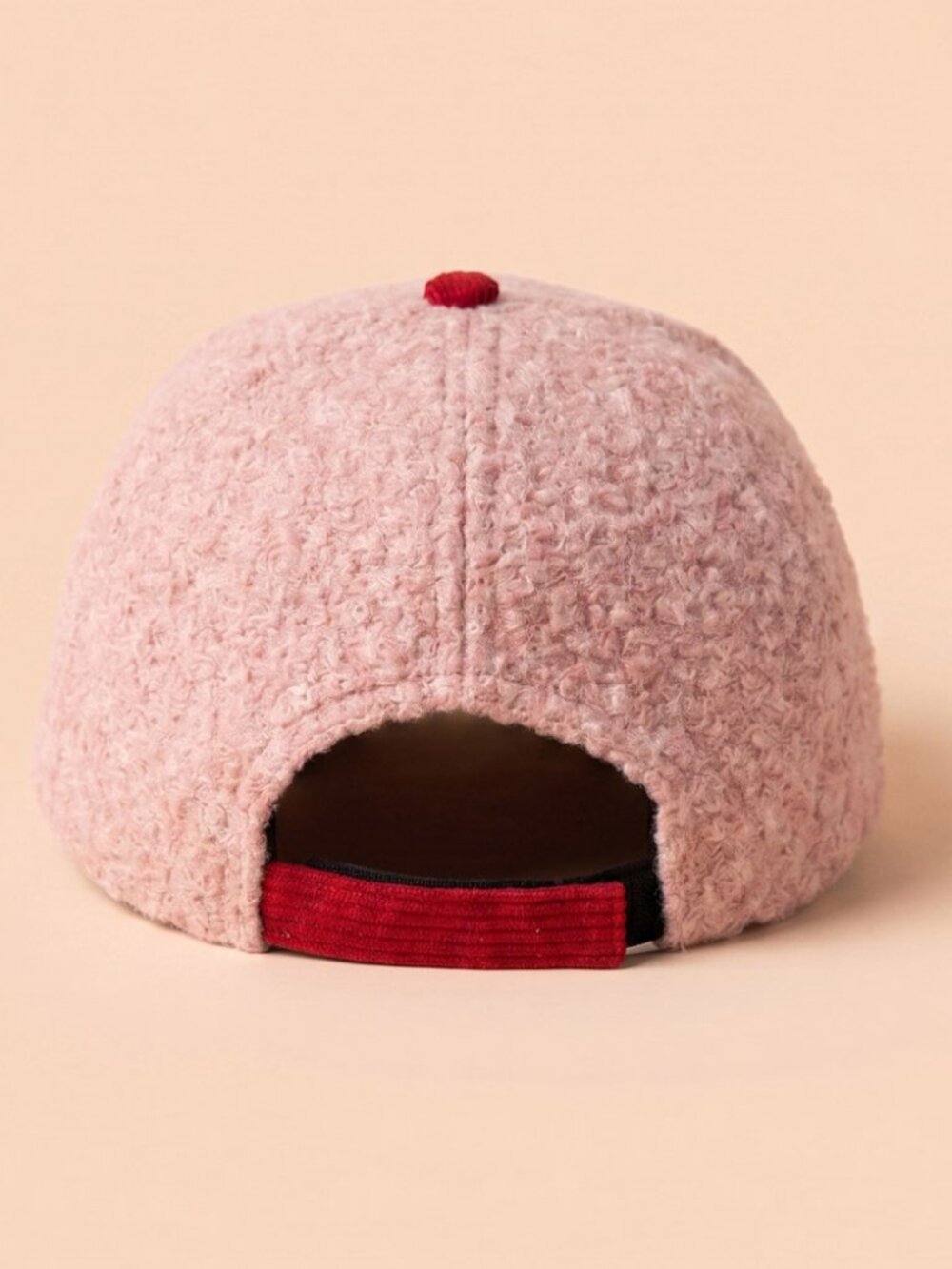 Holiday Fuzzy Corduroy Baseball Caps - Picture 5 of 9